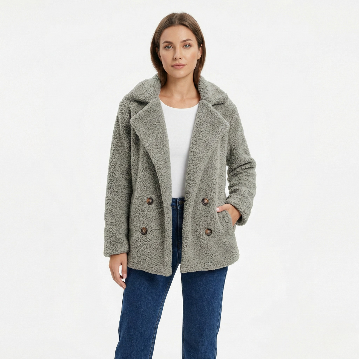 Women’s Sherpa Longline Winter Coat