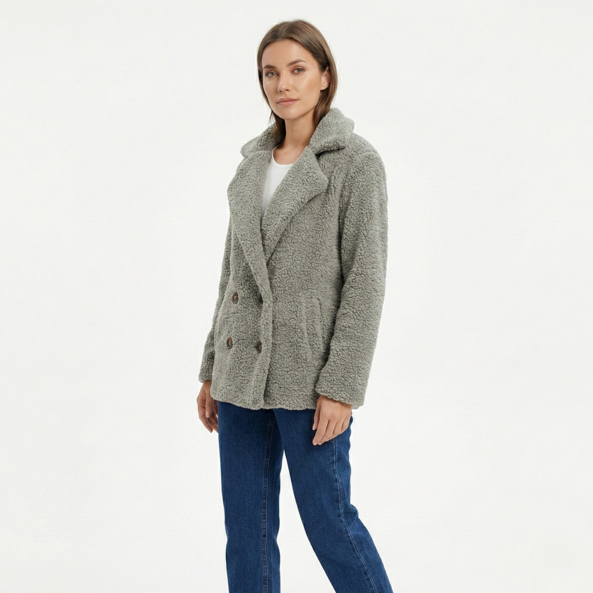 Women’s Sherpa Longline Winter Coat
